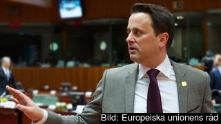 Luxemburgs premiärminister Xavier Bettel. Arkivbild. Luxemburgs premiärminister Xavier Bettel. Arkivbild.