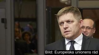 Slovakiens socialdemokratiske premiärminister Robert Fico. Arkivbild. Slovakiens socialdemokratiske premiärminister Robert Fico. Arkivbild.