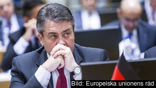 Tysklands socialdemokratiske utrikesminister Sigmar Gabriel. Arkivbild. Tysklands socialdemokratiske utrikesminister Sigmar Gabriel. Arkivbild.