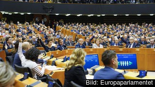 Omröstning i Europaparlamentet. Omröstning i Europaparlamentet.