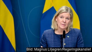 Statsminister Magdalena Andersson (S). Arkivbild. Statsminister Magdalena Andersson (S). Arkivbild.