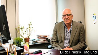 Olle Ludvigsson på sitt kontor i Bryssel. Olle Ludvigsson på sitt kontor i Bryssel.