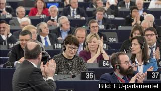 Inga kvitton behöver visas upp för att EU-parlamentarikerna ska få 42 000 kronor varje månad. Arkivbild. Inga kvitton behöver visas upp för att EU-parlamentarikerna ska få 42 000 kronor varje månad. Arkivbild.