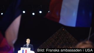 Frankrikes liberale president Emmanuel Macron. Arkivbild. Frankrikes liberale president Emmanuel Macron. Arkivbild.