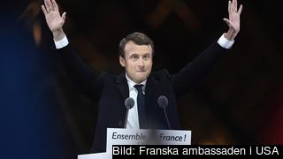 President Emmanuel Macron har nu ett tydligt stöd i nationalförsamlingen. Arkivbild.