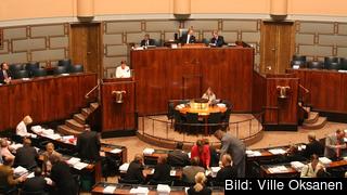 Finlands riksdag. Arkivbild. Finlands riksdag. Arkivbild.