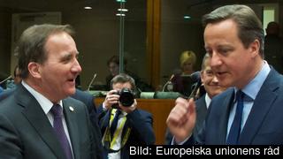 Stefan Löfven och David Cameron.
