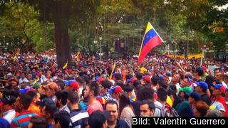 Protester i Venezuela. Arkivbild.