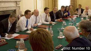 David Cameron tillsammans med ministrar från hans förra regering. Arkivbild. David Cameron tillsammans med ministrar från hans förra regering. Arkivbild.