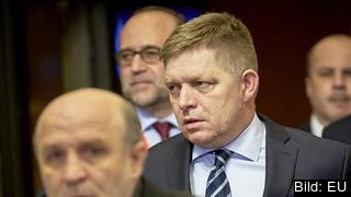 Slovakiens socialdemokratiske premiärminister Robert Fico. Arkivbild. Slovakiens socialdemokratiske premiärminister Robert Fico. Arkivbild.