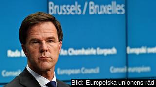 Nederländernas premiärminister Mark Rutte. Arkivbild. Nederländernas premiärminister Mark Rutte. Arkivbild.