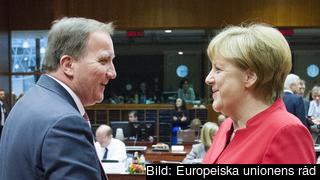 Statsminister Stefan Löfven och Tysklands förbundskansler Angela Merkel har träffats fem gånger på tumanhand. Arkivbild. Statsminister Stefan Löfven och Tysklands förbundskansler Angela Merkel har träffats fem gånger på tumanhand. Arkivbild.