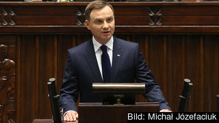 Polen fortsätter att utmana EU. I veckan svor landets president Andrzej Duda in 27 nya domare som ska ersätta dem som tvångspensionerats trots EU:s vädjan. Arkivbild.