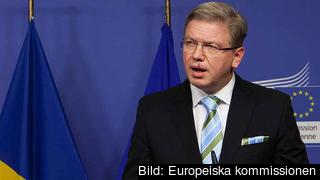 EU:s utvidgningskommissionär Štefan Füle har börjat tröttna på den ukrainska obeslutsamheten. Arkivbild.