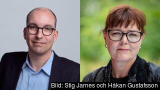 Claude Guiron och Anette Rosengren från företaget Philip Morris Norden.