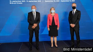 Finansminister Magdalena Andersson (S) träffar EU:s finansministrar på informellt möte.  Finansminister Magdalena Andersson (S) träffar EU:s finansministrar på informellt möte.