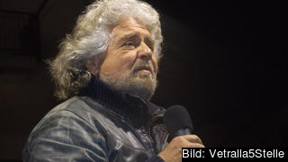 Beppe Grillo vill leda en italiensk regering.