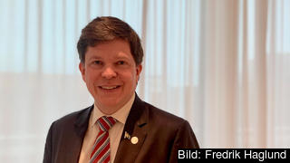 Svenska riksdagens talman Andreas Norlén på officiellt besök i Bryssel.