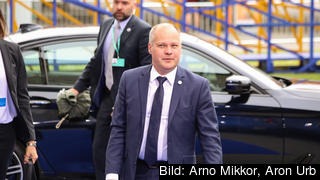Sveriges justitieminister Morgan Johansson på väg till ett möte EU:s justitieministrar. (Arkivbild) Sveriges justitieminister Morgan Johansson på väg till ett möte EU:s justitieministrar. (Arkivbild)