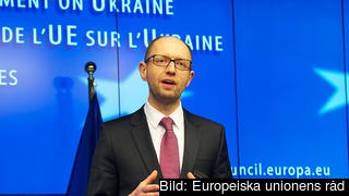 Ukrainas premiärminister Arsenij Jatsenjuk.