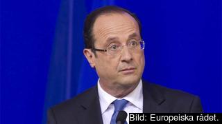 Frankrikes president François Hollande pressas av mycket låga opinionssiffror. Arkivbild.