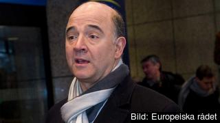Den franske finansminister Pierre Moscovici vädjar om förståelse för sitt lands ekonomiska situation. Arkivbild. Den franske finansminister Pierre Moscovici vädjar om förståelse för sitt lands ekonomiska situation. Arkivbild.