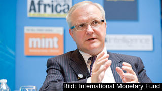 EU-kommissionär Olli Rehn på IMF-möte i Washington i helgen. EU-kommissionär Olli Rehn på IMF-möte i Washington i helgen.