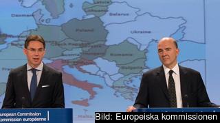 Jyrki Katainen och Pierre Moscovici.