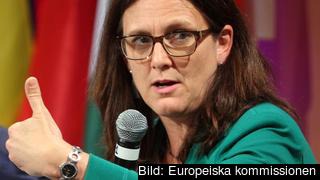 EU:s handelskommissionär Cecilia Malmström. Arkivbild. EU:s handelskommissionär Cecilia Malmström. Arkivbild.