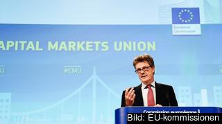 EU:s finansmarknadskommissionär Jonathan Hill.