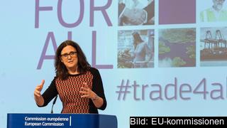 EU:s handelskommissionär Cecilia Malmström. EU:s handelskommissionär Cecilia Malmström.