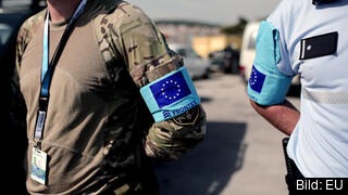 EU:s gränsbyrå föreslås i unionens framtida asyl- och migrationspolitik få en ökad roll i avvisningar. Arkivbild. EU:s gränsbyrå föreslås i unionens framtida asyl- och migrationspolitik få en ökad roll i avvisningar. Arkivbild.