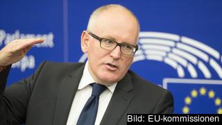 EU-kommissionens förste vice ordförande Frans Timmermans. Arkivbild.