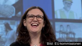 EU:s handelskommissionär Cecilia Malmström. Arkivbild. EU:s handelskommissionär Cecilia Malmström. Arkivbild.