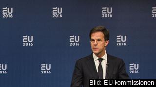 Nederländernas premiärminister Mark Rutte. Arkivbild.