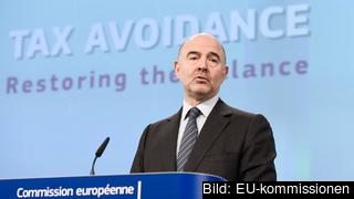 EU:s skattekommissionär, den franske socialdemokraten Pierre Moscovici, hoppas på att medlemsländerna inom kort ska godkänna hans förslag. EU:s skattekommissionär, den franske socialdemokraten Pierre Moscovici, hoppas på att medlemsländerna inom kort ska godkänna hans förslag.