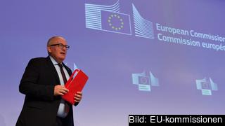 EU-kommissionens förste vice ordförande, den nederländske socialdemokraten Frans Timmermans. EU-kommissionens förste vice ordförande, den nederländske socialdemokraten Frans Timmermans.