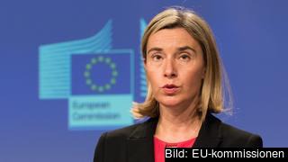EU:s utrikeschef Federica Mogherini. EU:s utrikeschef Federica Mogherini.