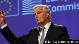 Michel Barnier, EU-kommissionens chefsförhandlare i förhandlingarna om det brittiska utträdet ur unionen.