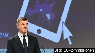 EU-kommissionär Andrus Ansip med ansvar för digitala inre marknaden. 