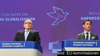 EU-kommissionärern Frans Timmermans och Jyrki Katainen. EU-kommissionärern Frans Timmermans och Jyrki Katainen.