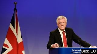 Storbritanniens brexitminister och chefsförhandlare David Davis. Storbritanniens brexitminister och chefsförhandlare David Davis.