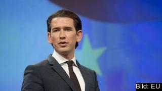 Österrikes kristdemokratiske förbundskansler Sebastian Kurz. Arkivbild.