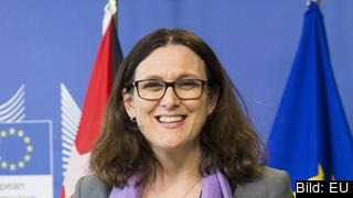 EU:s handelskommissionär Cecilia Malmström. Arkivbild. EU:s handelskommissionär Cecilia Malmström. Arkivbild.