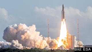 En satellit i det europeiska positioneringssystemet Galileo sköts i somras upp från franska Guyana. En satellit i det europeiska positioneringssystemet Galileo sköts i somras upp från franska Guyana.