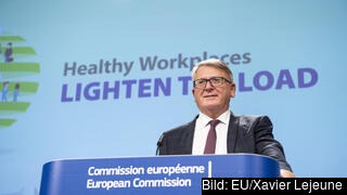 EU:s arbetsmarknadskommissionär Nicolas Schmit, en socialdemokratisk luxemburgare.