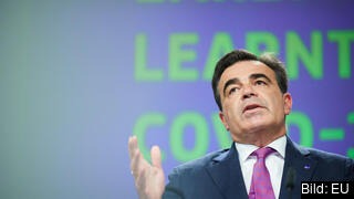 EU-kommissionärer Margaritis Schinas, en konservativ grek. EU-kommissionärer Margaritis Schinas, en konservativ grek.
