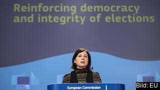 EU:s öppenhetskommissionär Věra Jourová, en tjeckisk liberal.  EU:s öppenhetskommissionär Věra Jourová, en tjeckisk liberal.