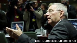 Den tyske finansministern Wolfgang Schäuble. Arkivbild.
