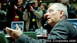 Tysklands finansminister Wolfgang Schäuble menar att det viktigaste är att få bankunionen på plats med eller utan fördragsändring. Arkivbild.